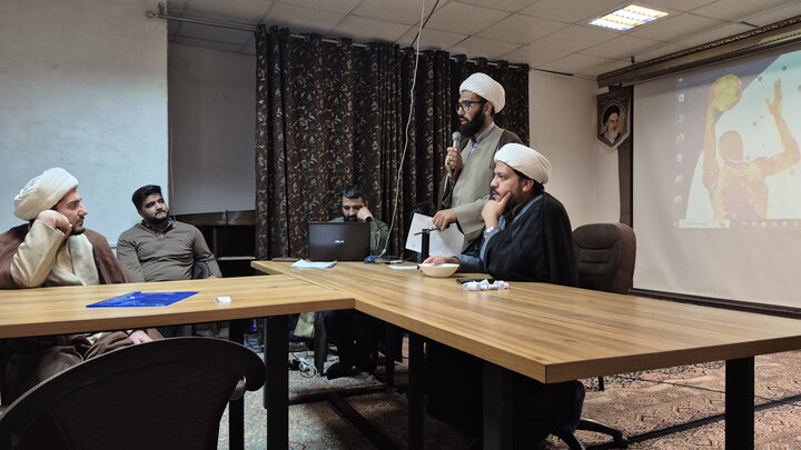 تصاویر/ قرعه‌کشی چهارمین جشنواره فرهنگی ورزشی طلاب بسیجی منطقه کاشان