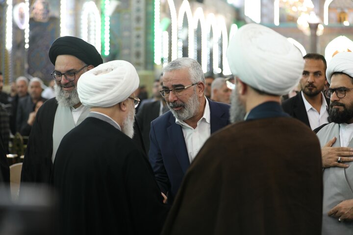 تصاویر/ برگزاری کنگره بین المللی میرزای نائینی در حرم امام حسین علیه السلام کربلای معلی (1)