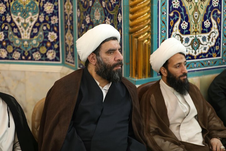 تصاویر/ برگزاری کنگره بین المللی میرزای نائینی در حرم امام حسین علیه السلام کربلای معلی (1)