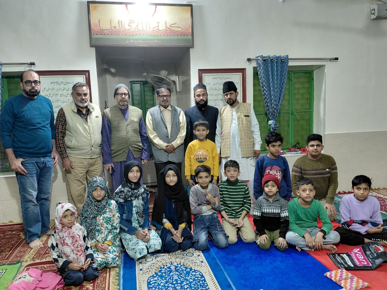 علیگڑھ امامیہ ہال نیشنل کالونی میں بچوں کے لیے قرآنی درس جاری