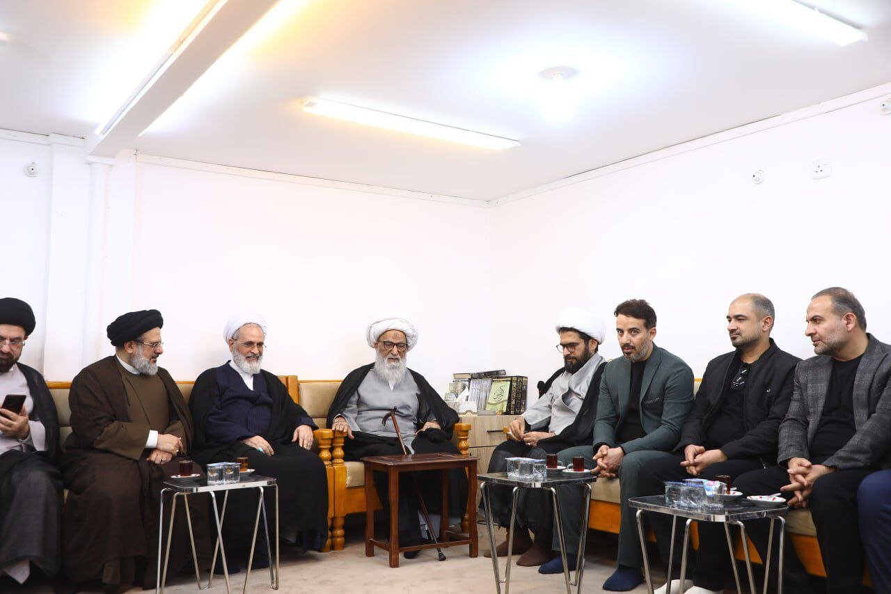 آیت اللہ العظمی حافظ شیخ بشیر حسین نجفی سے آیت اللہ علی رضا اعرافی کی ملاقات