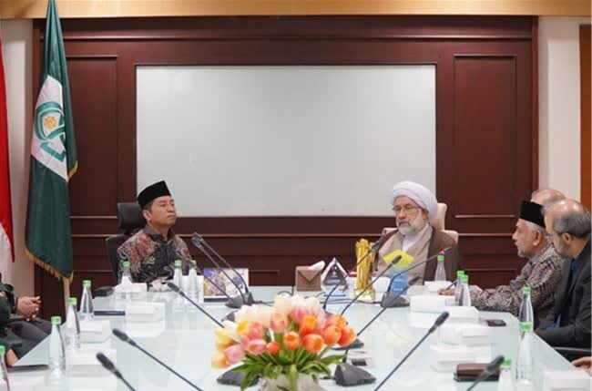 Pertemuan Pimpinan Universitas al-Mustafa dan UIN Alauddin Makassar