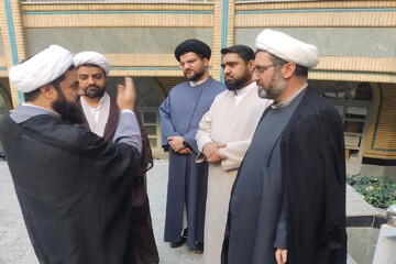 بازدید مدیر مرکز مدیریت مدارس علمیه خراسان رضوی از مدرسه علمیه حاج شیخ کاشمر