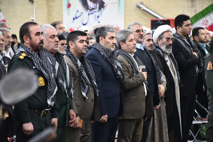 تصاویر/ اجلاسیه سرداران، امیران و هزار و هجده شهید سرافراز شهرستان خوی