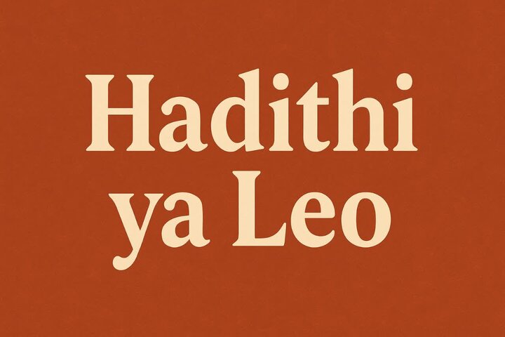 Haya Ndiyo Matendo Yanayo Mpendeza Mwenyezi Mungu