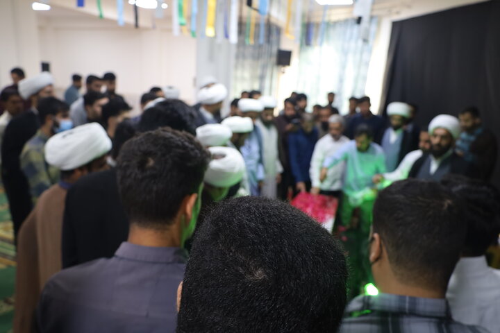 تصاویر/ آیین استقبال و تشیع پیکر مطهر شهید گمنام طلاب مدرسه علمیه النبی (ص) بندرعباس