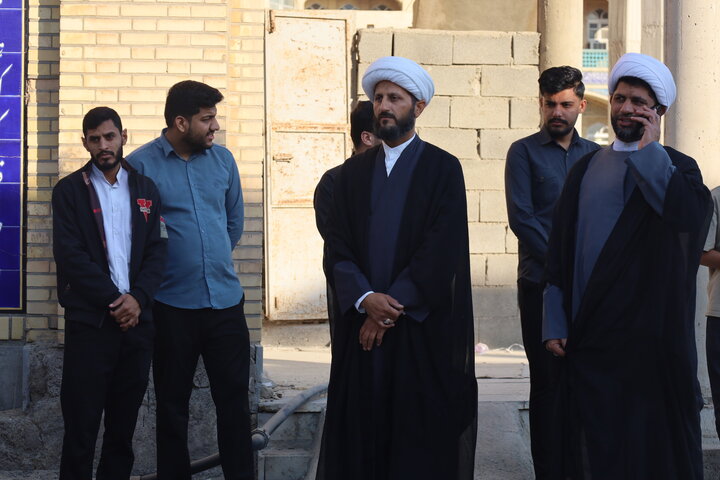 تصاویر/ آیین استقبال و تشیع پیکر مطهر شهید گمنام طلاب مدرسه علمیه النبی (ص) بندرعباس