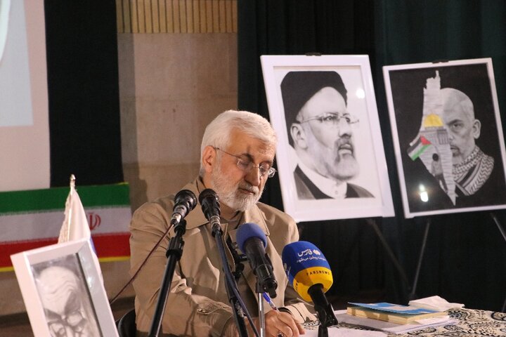 تصاویر/ حضور دکتر جلیلی در دانشگاه ارومیه