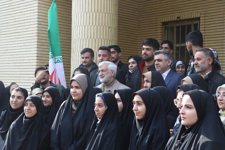 تصاویر/ حضور دکتر جلیلی در دانشگاه ارومیه