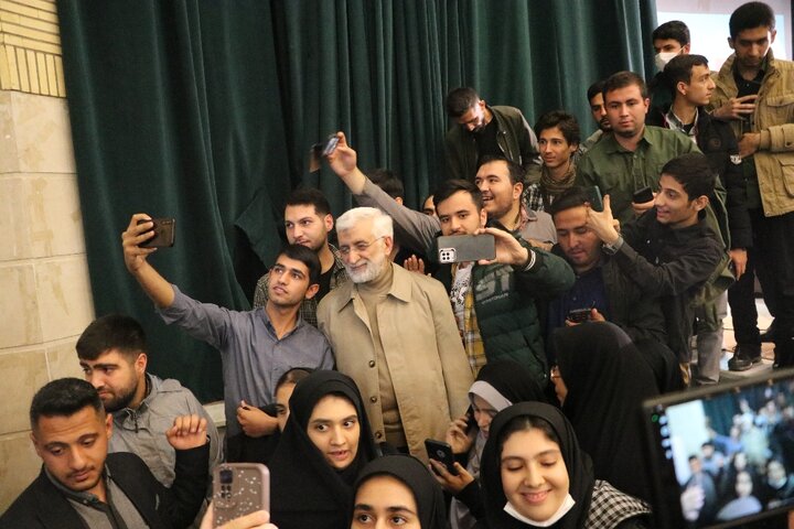 تصاویر/ حضور دکتر جلیلی در دانشگاه ارومیه