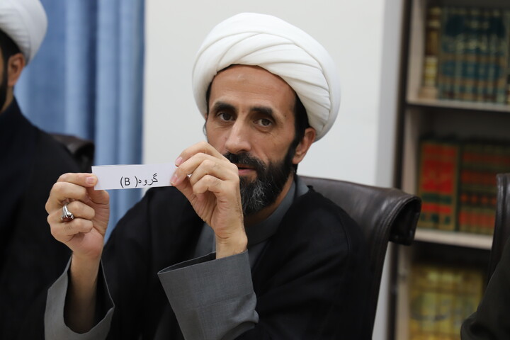 تصاویر / قرعه کشی چهارمین دوره مسابقات فرهنگی ورزشی طلاب کردستان