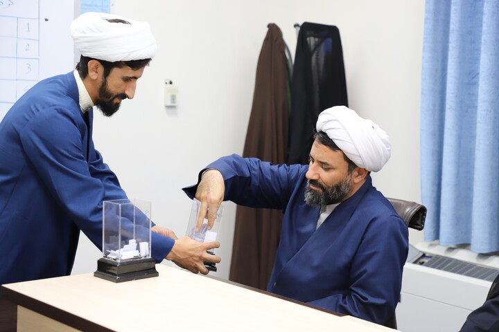 تصاویر / قرعه کشی چهارمین دوره مسابقات فرهنگی ورزشی طلاب کردستان