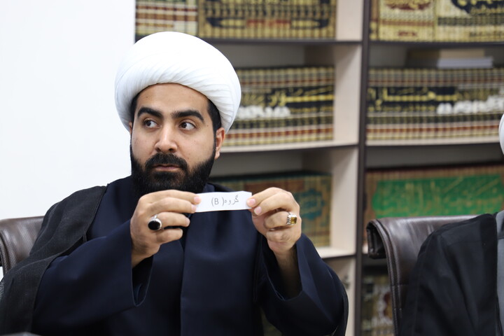 تصاویر / قرعه کشی چهارمین دوره مسابقات فرهنگی ورزشی طلاب کردستان