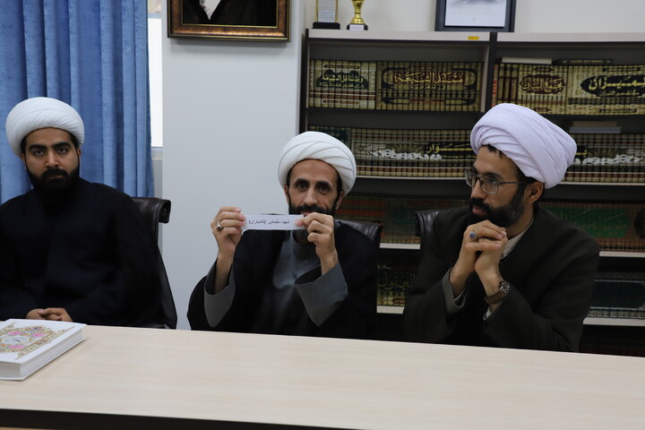 تصاویر / قرعه کشی چهارمین دوره مسابقات فرهنگی ورزشی طلاب کردستان