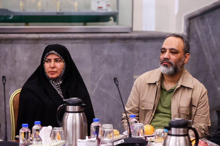 تصاویر/ نشست صمیمانه رئیس مجلس با مدیران رسانه‌های کشور