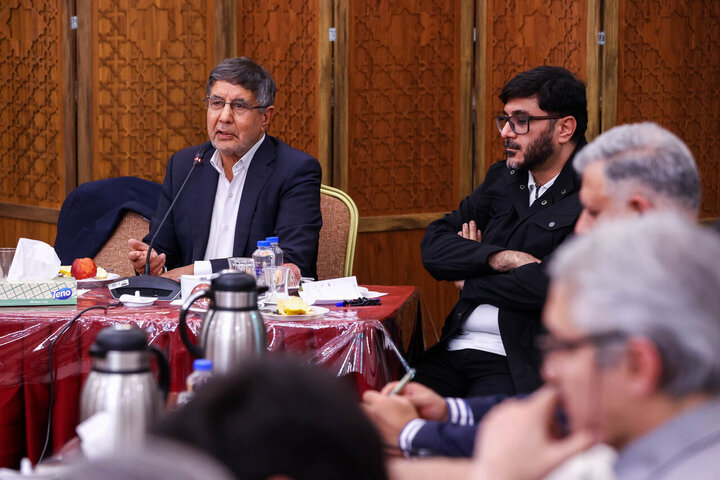 تصاویر/ نشست صمیمانه رئیس مجلس با مدیران رسانه‌های کشور