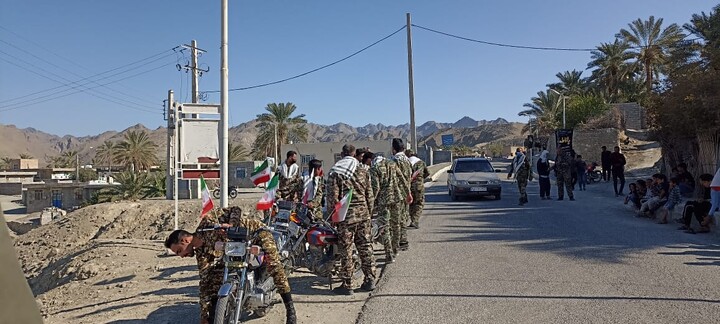 تصاویر/ آیین تشیع پیکر مطهر شهید گمنام در روستا درجادون