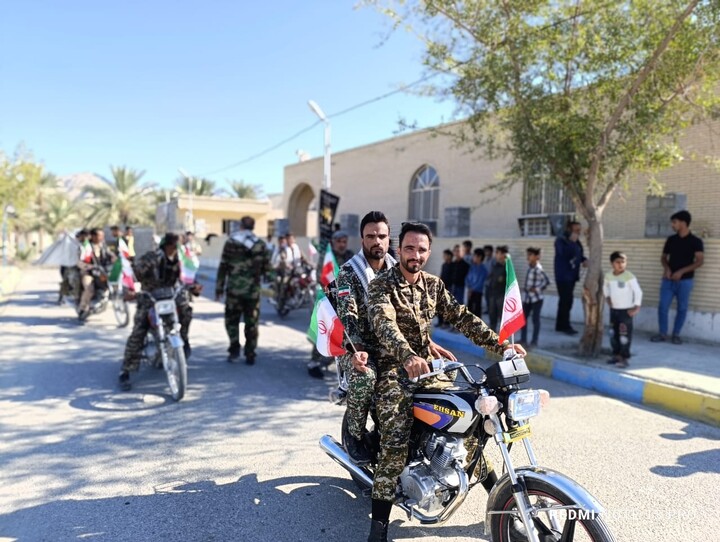 تصاویر/ آیین تشیع پیکر مطهر شهید گمنام در روستا درجادون