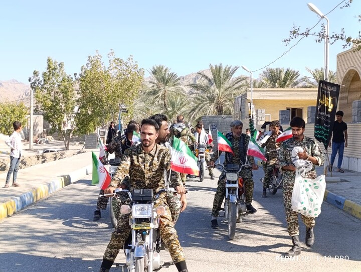 تصاویر/ آیین تشیع پیکر مطهر شهید گمنام در روستا درجادون