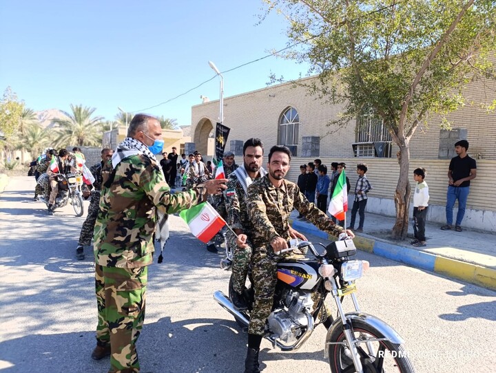 تصاویر/ آیین تشیع پیکر مطهر شهید گمنام در روستا درجادون