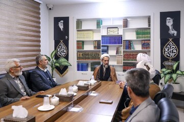 تصاویر / دیدار سرپرست ستاد امر به معروف و نهی از منکر  کشور با نماینده ولی فقیه در استان قزوین