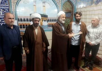 تصاویر/ معارفه امام جماعت مسجد خضر نبی(ع) برازجان