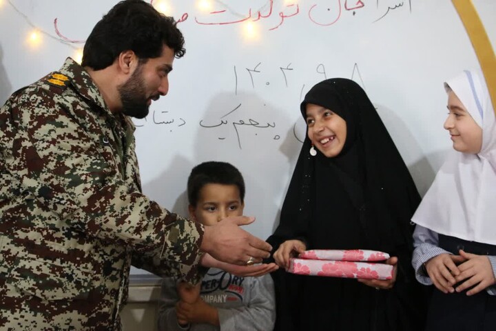 تصاویر / جشن تولد فرزند شهید اقتدار پدافندهوایی ارتش شمالغرب کشور