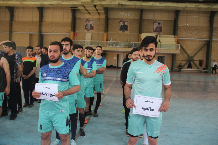 تصاویر / چهارمین جشنواره ورزشی طلاب حوزه علمیه قزوین برگزارشد