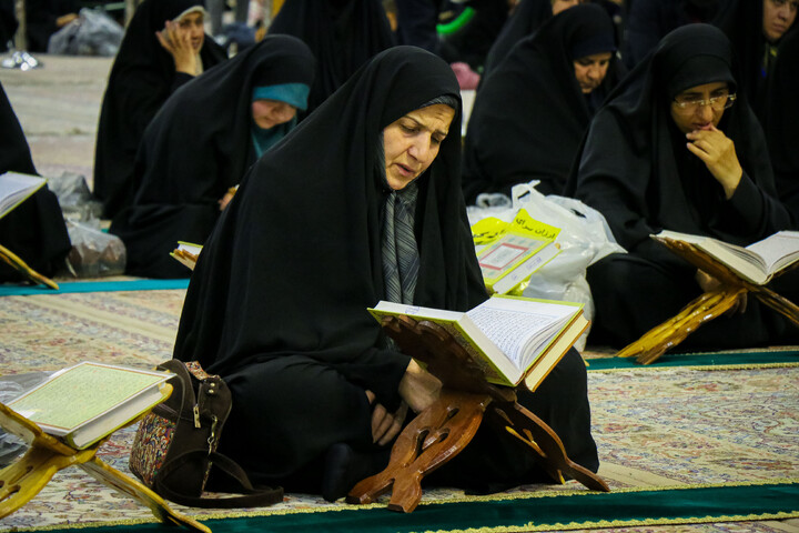 تصاویر/ کرسی تلاوت فاطمی در چهل و هشتمین دوره مسابقات قرآن کریم حرم کریمه اهلبیت "س"