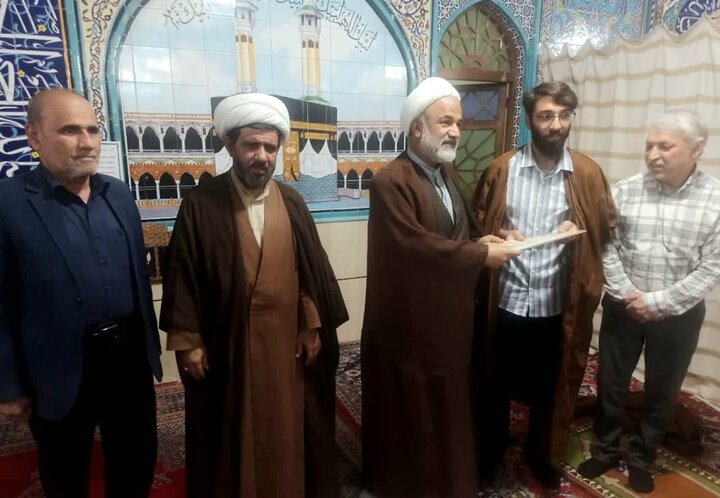 تصاویر/ معارفه امام جماعت مسجد خضر نبی(ع) برازجان