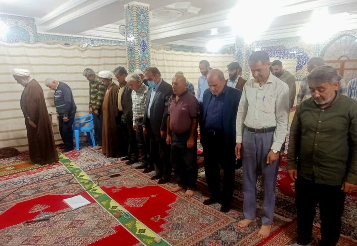 تصاویر/ معارفه امام جماعت مسجد خضر نبی(ع) برازجان