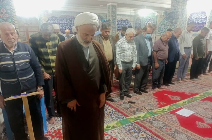 تصاویر/ معارفه امام جماعت مسجد خضر نبی(ع) برازجان