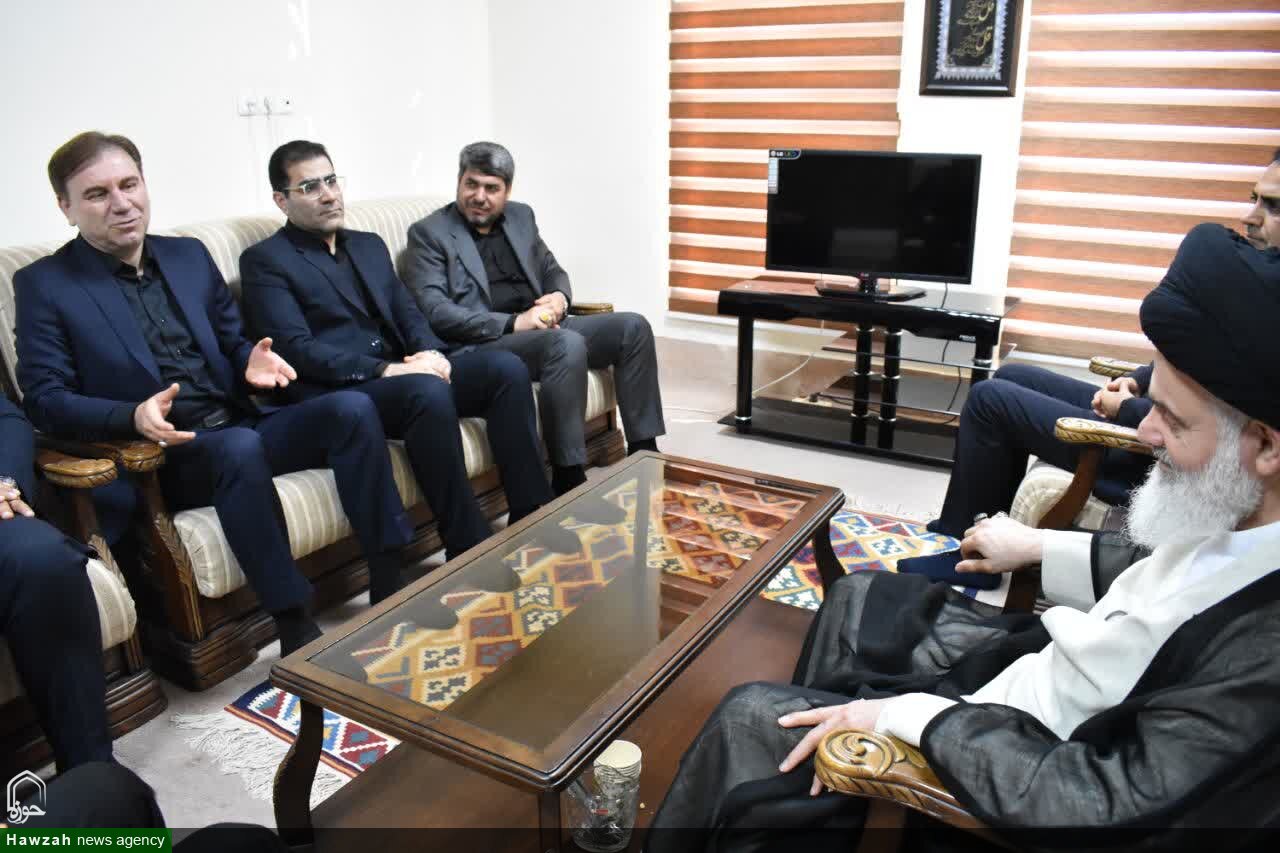 تصاویر/ دیدارهای مسئولان بوشهر با آیت الله حسینی بوشهری