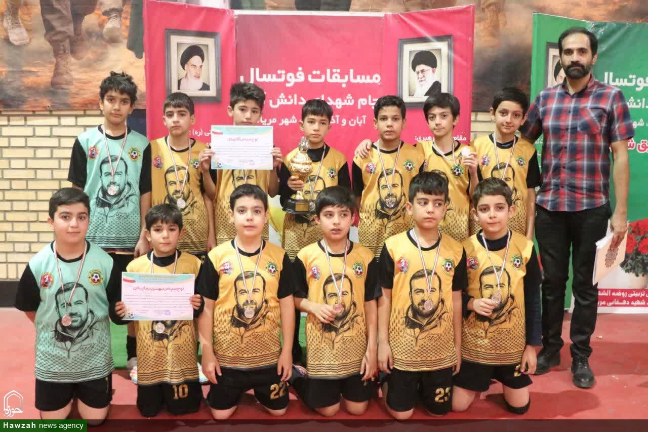 مراسم اختتامیه مسابقه فوتسال جام شهدای دانش آموز