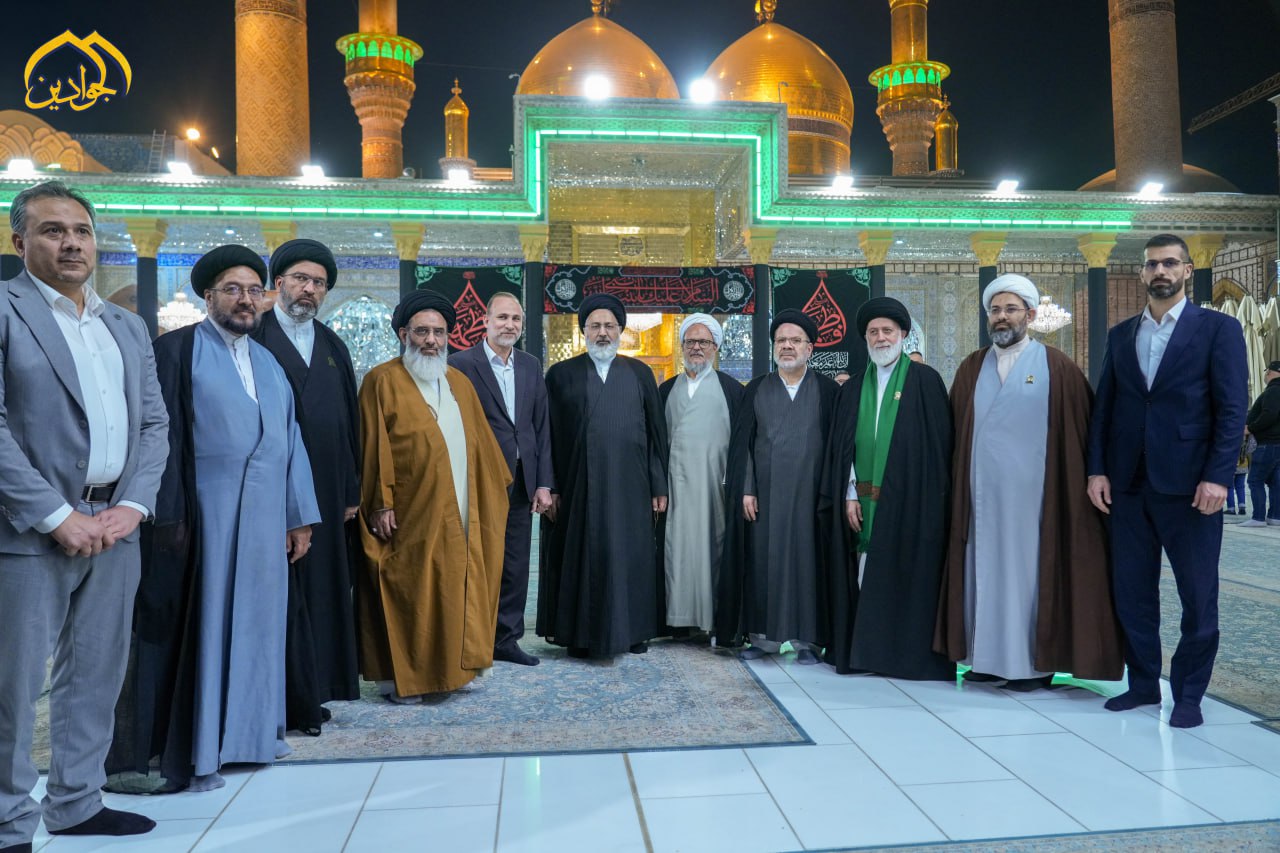 وفد الفضلاء المشارك في مؤتمر الميرزا النائيني في ضيافة الإمامين الكاظمين "عليهما السلام" + صور