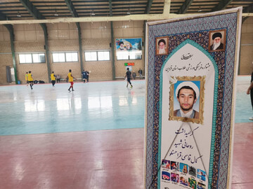 تصاویر / مسابقات فوتسال طلاب مدارس علمیه استان قزوین