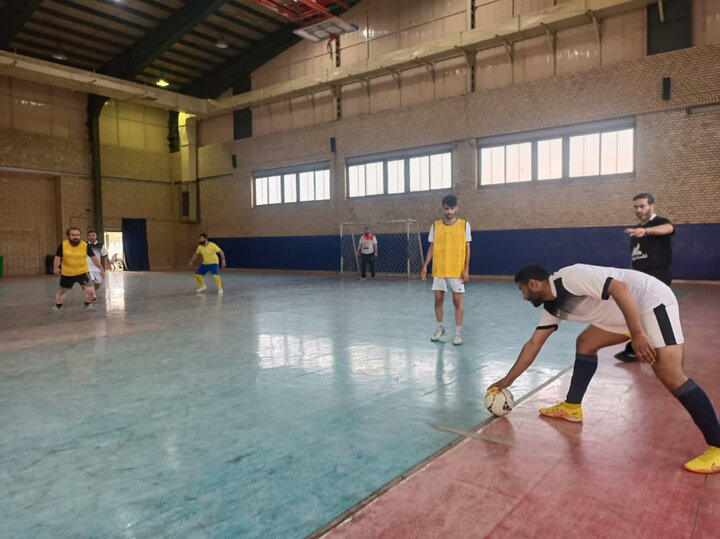 تصاویر / مسابقات فوتسال طلاب مدارس علمیه استان قزوین