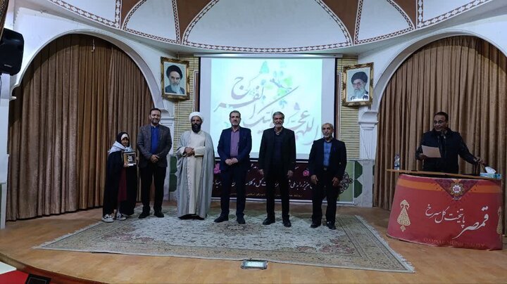 تصاویر/تجلیل خادمان و برترین های فرهنگی در امور مساجد قمصر