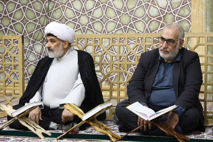 تصاویر/ کرسی تلاوت فاطمی در حرم مطهر حضرت فاطمه معصومه(س)