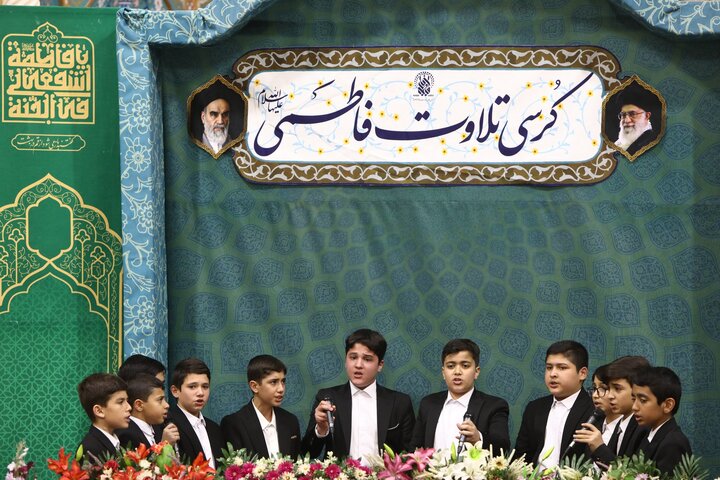 تصاویر/ کرسی تلاوت فاطمی در حرم مطهر حضرت فاطمه معصومه(س)