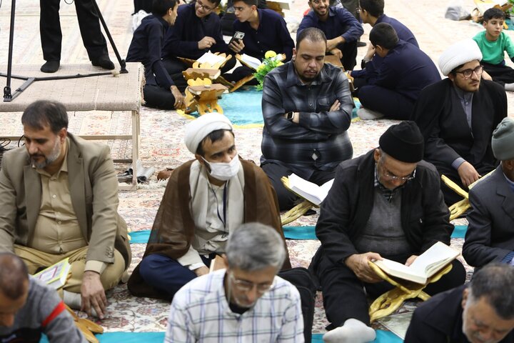 تصاویر/ کرسی تلاوت فاطمی در حرم مطهر حضرت فاطمه معصومه(س)