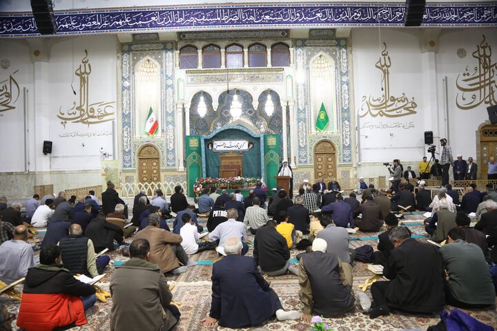 تصاویر/ کرسی تلاوت فاطمی در حرم مطهر حضرت فاطمه معصومه(س)