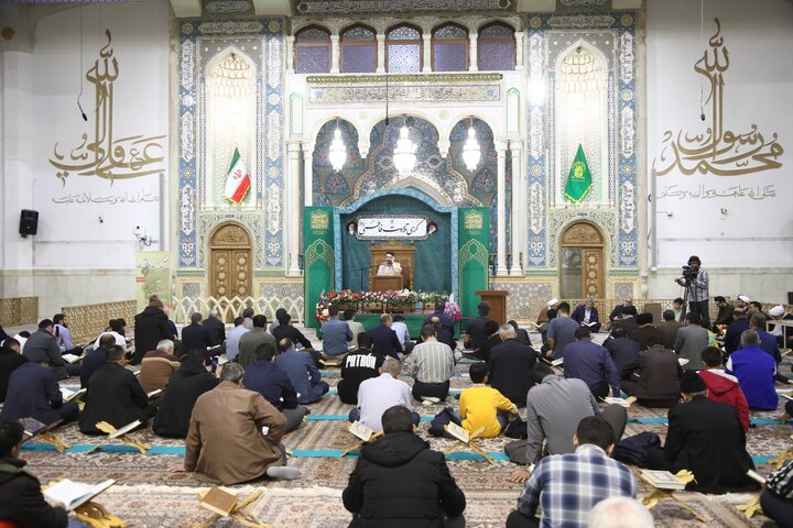 تصاویر/ کرسی تلاوت فاطمی در حرم مطهر حضرت فاطمه معصومه(س)