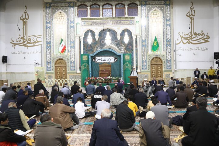 تصاویر/ کرسی تلاوت فاطمی در حرم مطهر حضرت فاطمه معصومه(س)