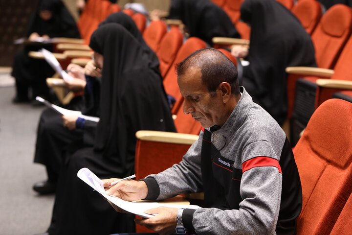 تصاویر/ آزمون کتبی مسابقات ملی و بین المللی معارف قرآن کریم، نهج‌البلاغه و صحیفه‌سجادیه