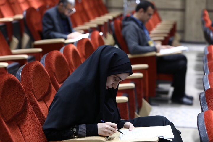 تصاویر/ آزمون کتبی مسابقات ملی و بین المللی معارف قرآن کریم، نهج‌البلاغه و صحیفه‌سجادیه