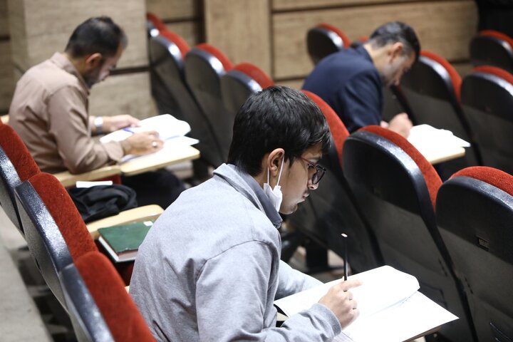 تصاویر/ آزمون کتبی مسابقات ملی و بین المللی معارف قرآن کریم، نهج‌البلاغه و صحیفه‌سجادیه