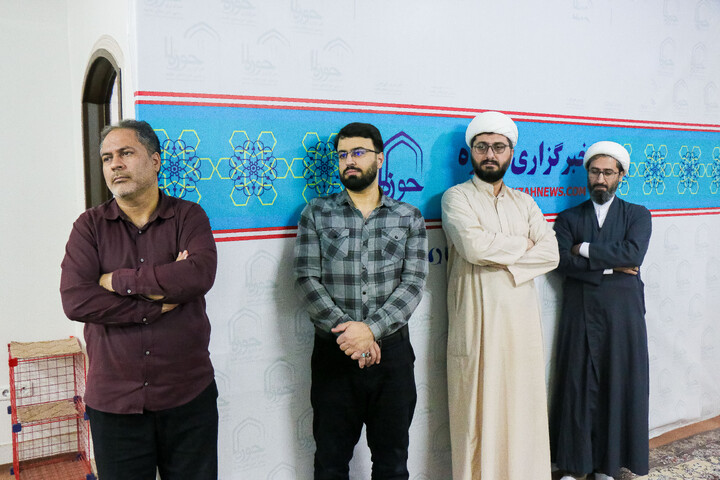 تصاویر/ بازدید مسئول امور فرهنگی و فضای مجازی شرکت توانیر از خبرگزاری حوزه