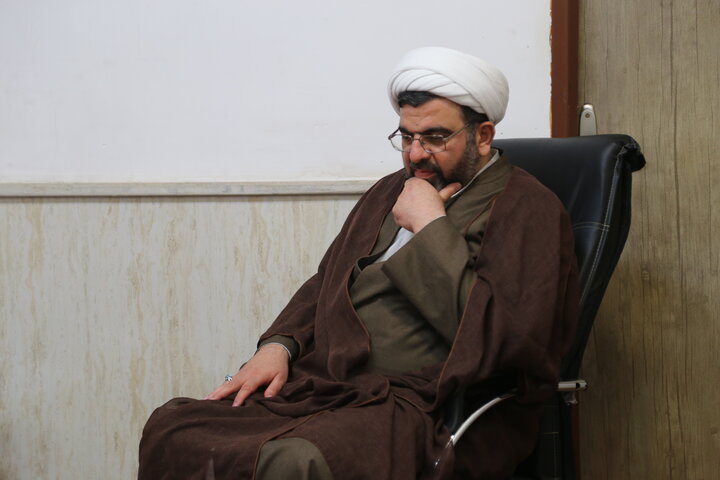 تصاویر/دیدار امام جمعه مسجد سلیمان با مدیر حوره علمیه خوزستان