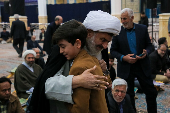 تصاویر/ کرسی تلاوت مهدی در مسجد مقدس جمکران